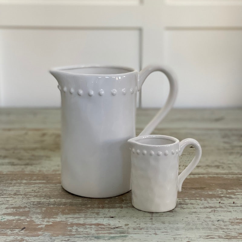 Ceramic Jug with Dot detail - small