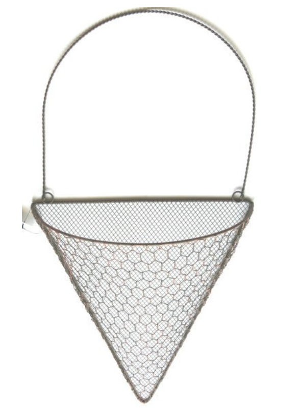 Wire Wall Basket - half cone