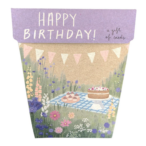 Happy Birthday Picnic - Gift of Seeds