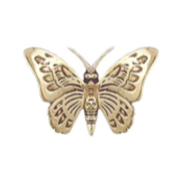 Brass Ulysses Butterfly